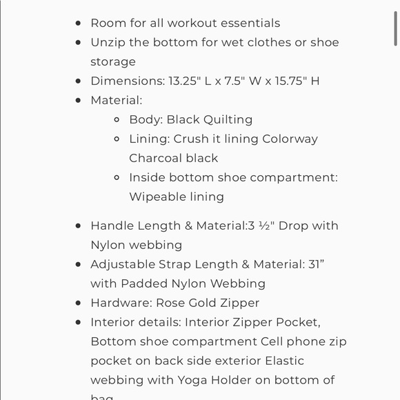 🆕 Stella & Dot Black Quilted Crush It Backpack - Picture 5 of 11